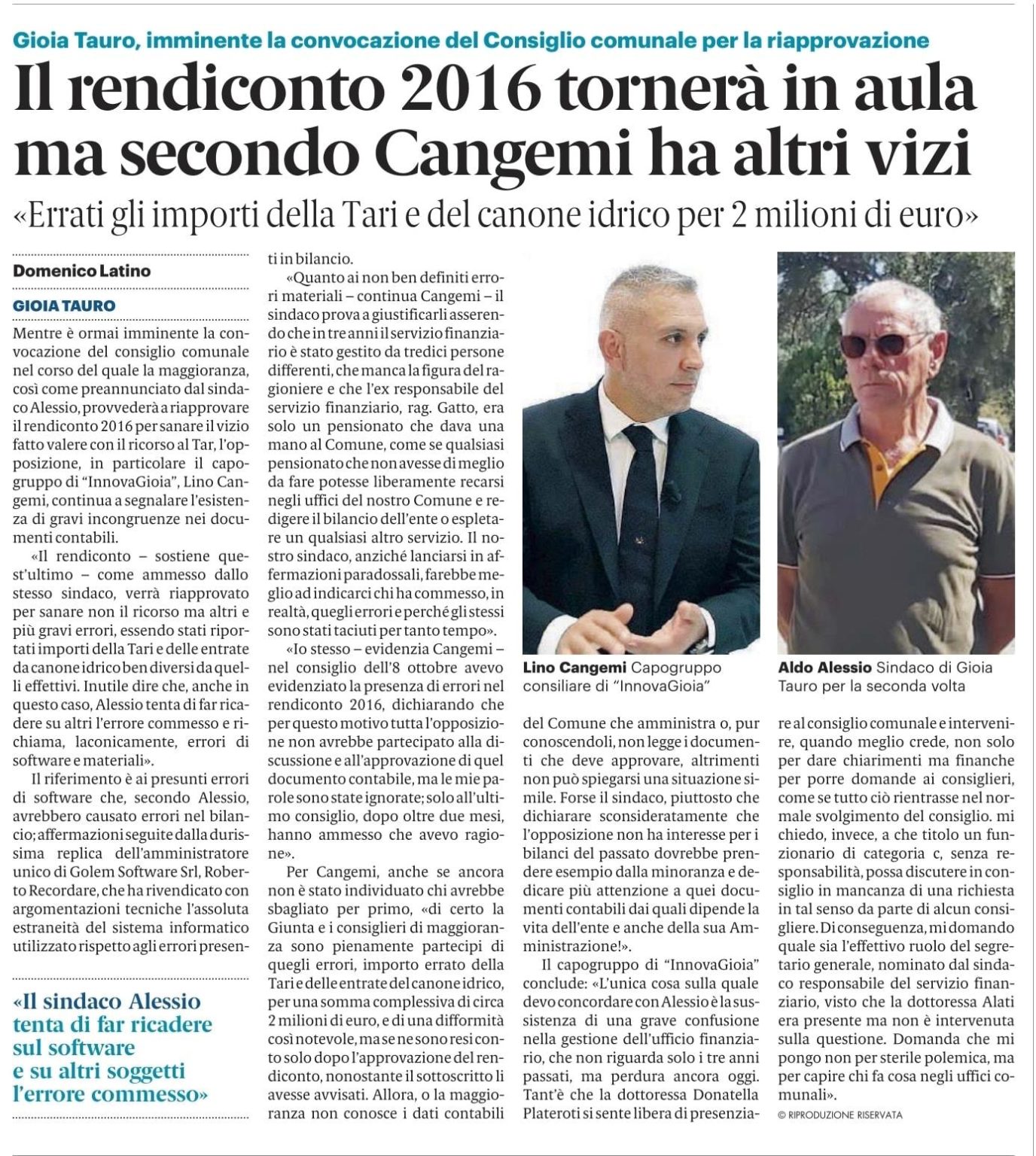 Gazzetta del Sud 09 01 2020