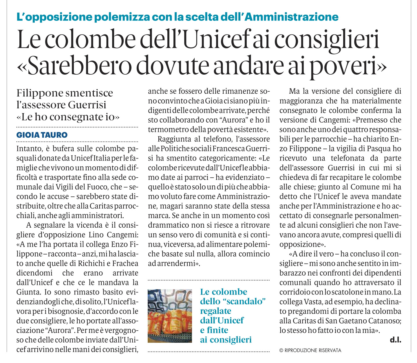Gazzetta del Sud 23 Aprile 2020