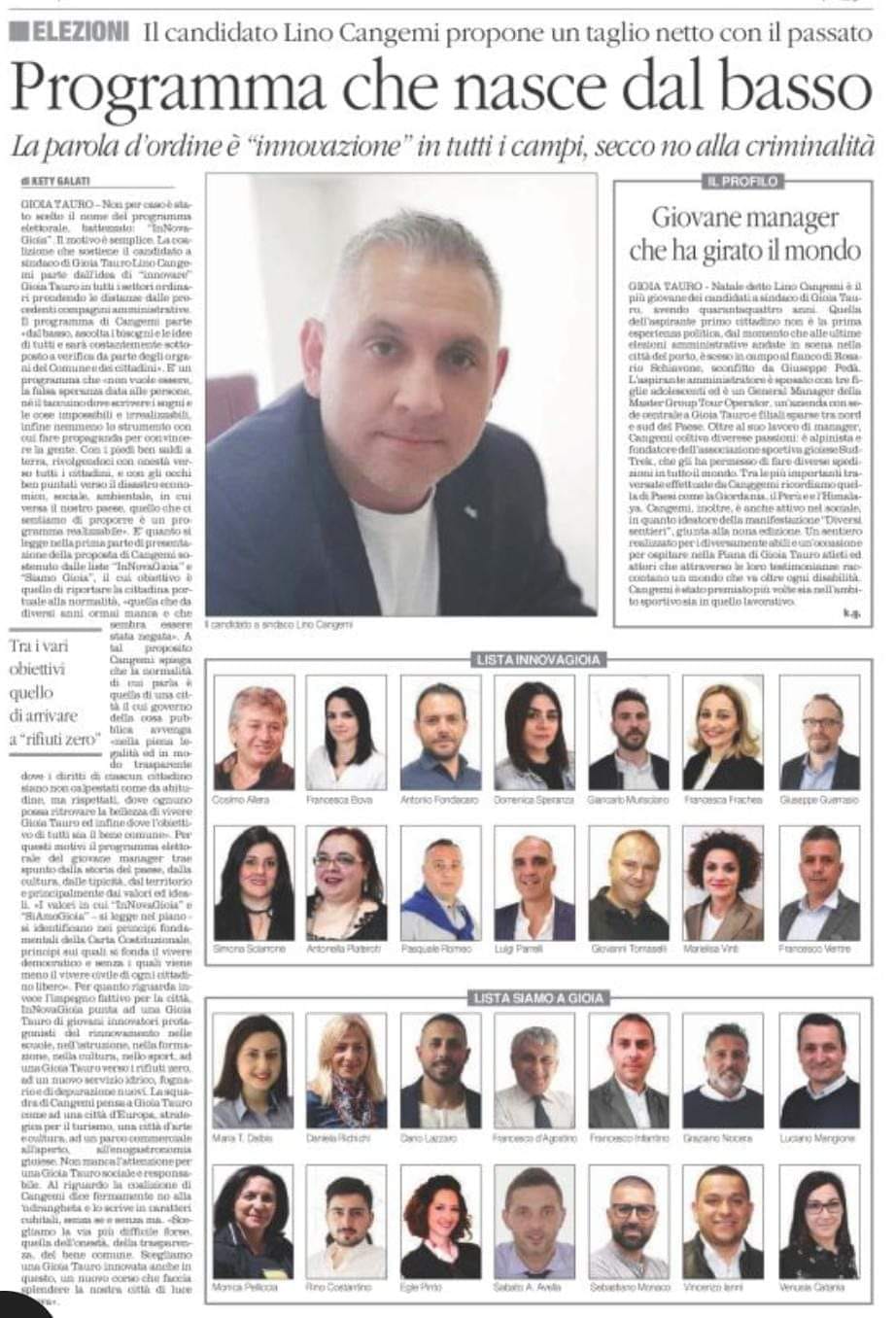 Quotidiano del Sud 15 Maggio 2019