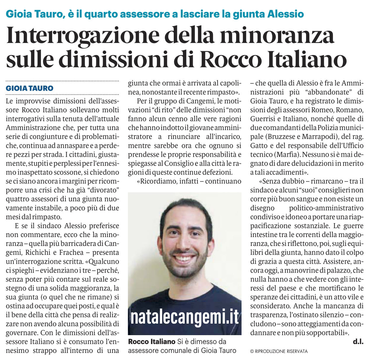 GAZZETTA DEL SUD - 11 APRILE 2021