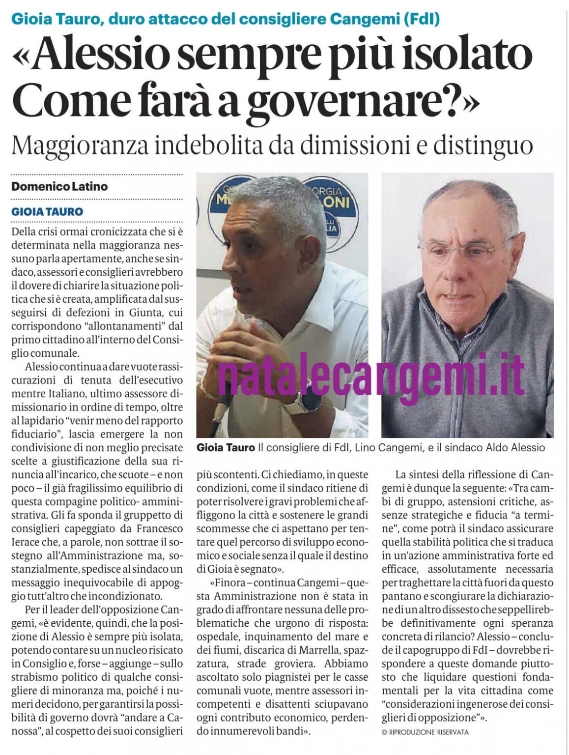 GAZZETTA DEL SUD - 20 APRILE 2021