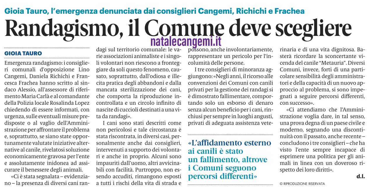 GAZZETTA DEL SUD - 22 APRILE 2021