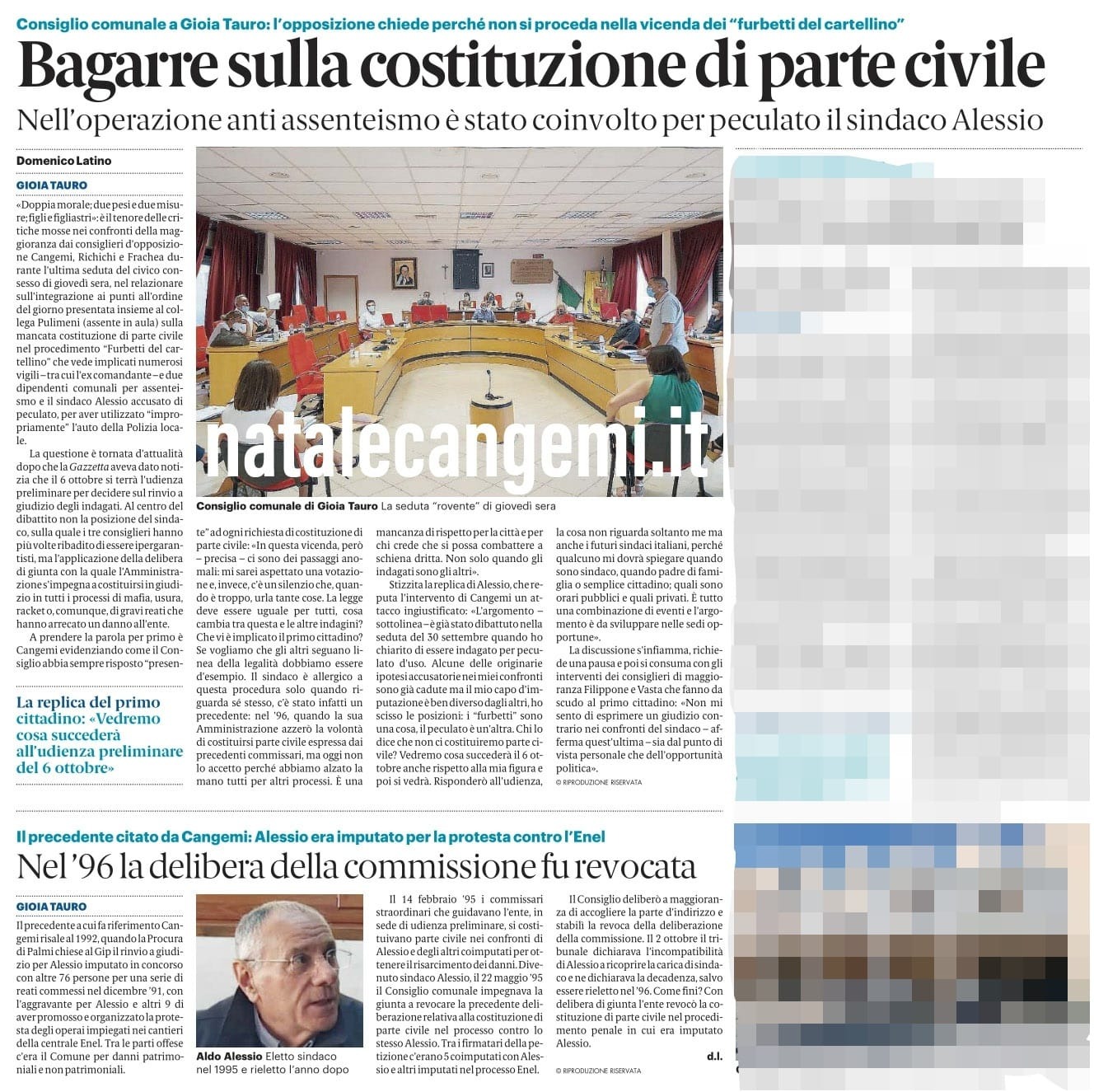GAZZETTA DEL SUD - 28 AGOSTO 2021